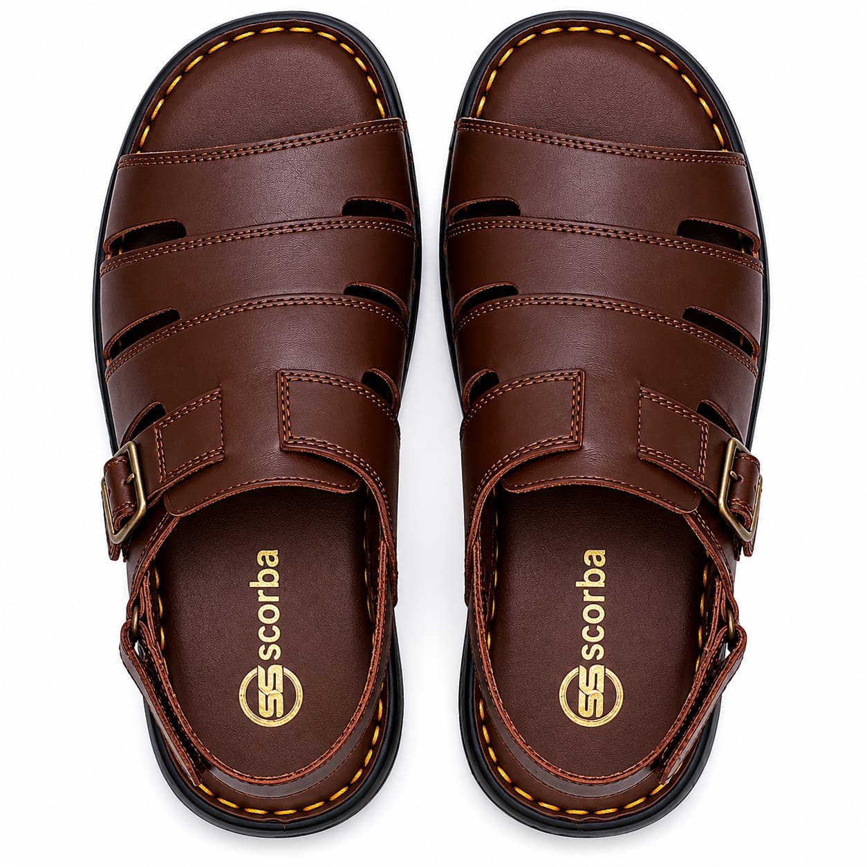 Premium Men’s Leather Fisherman Sandals