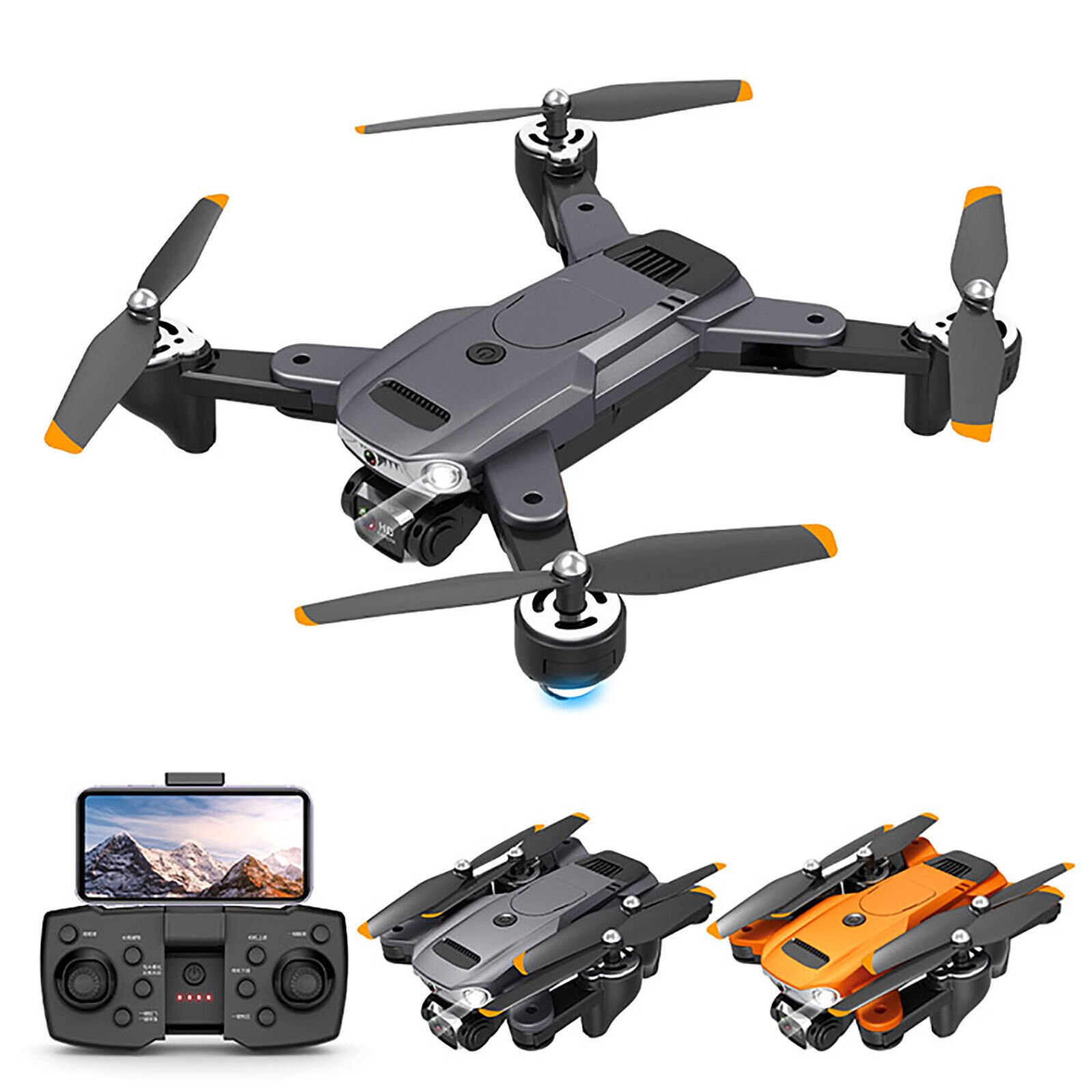 Folding ESC Dual 4K HD Aerial Photography Drone | Remote Control Quadcopter - Image 5