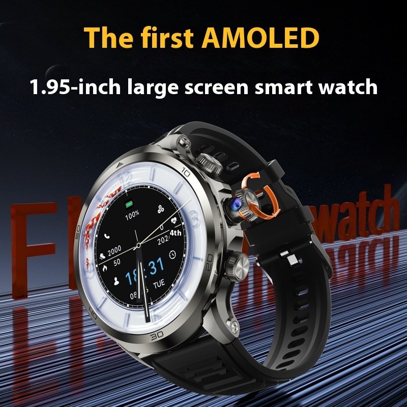 4G Android Smart Watch with Rotating Camera & Sim Card Slot