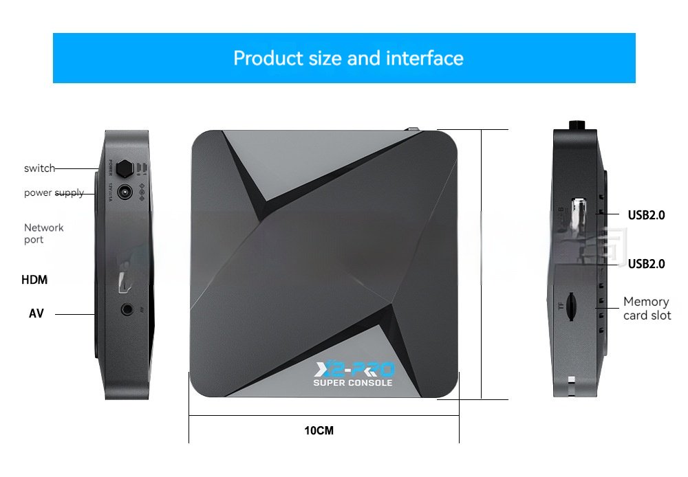 Home Video Three System Integrated Game Set-top Box | HD Retro Gaming & Smart Media Player - Image 5