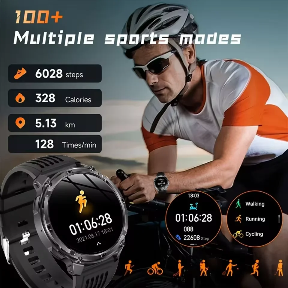 T-Rex 3 Pro Military Smartwatch with GPS & 1100mAh Battery - Image 4