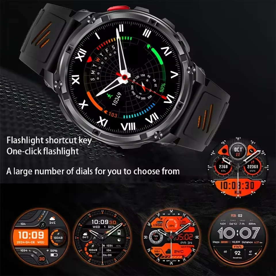 T-Rex 3 Pro Military Smartwatch with GPS & 1100mAh Battery - Image 6