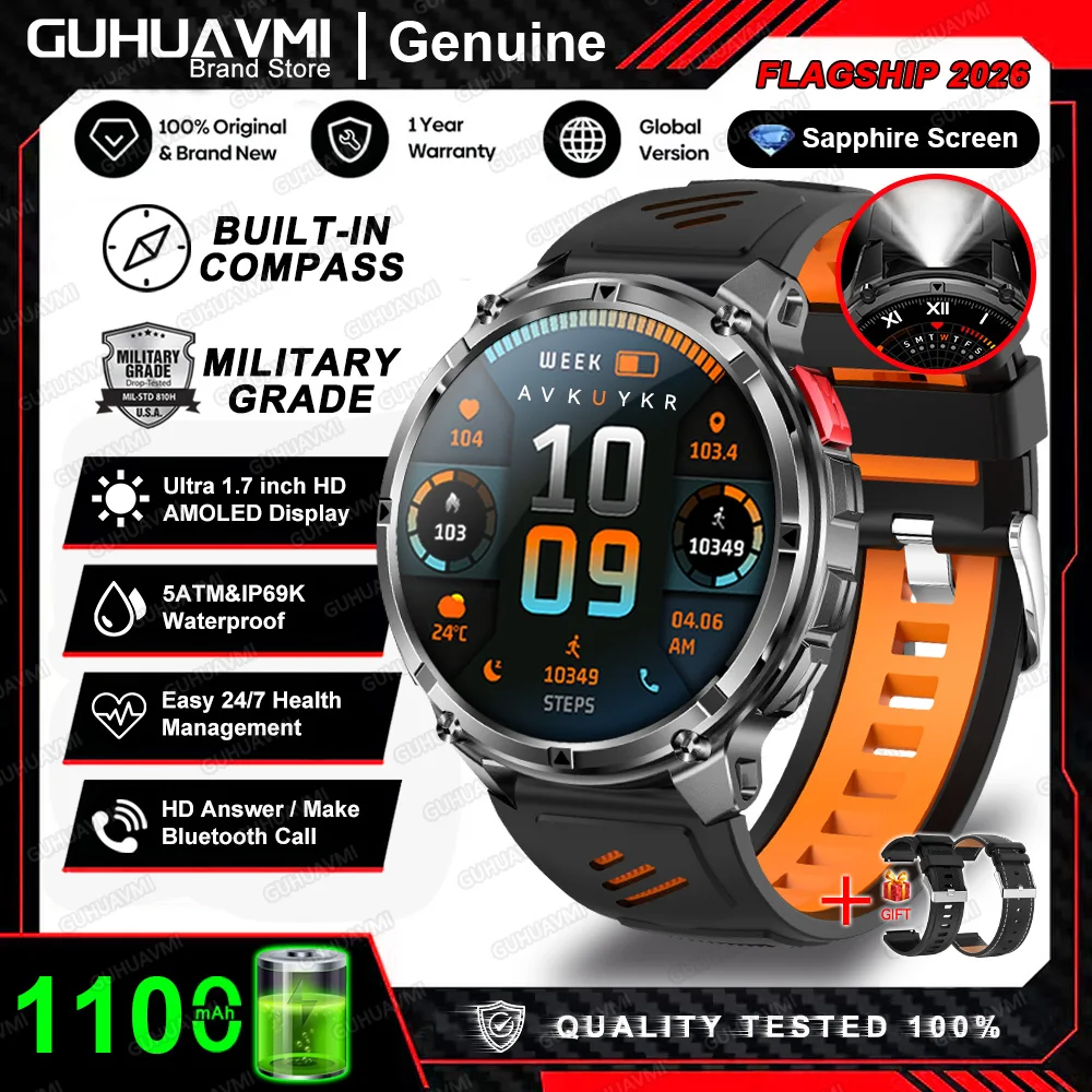 T-Rex 3 Pro Military Smartwatch with GPS & 1100mAh Battery - Image 20