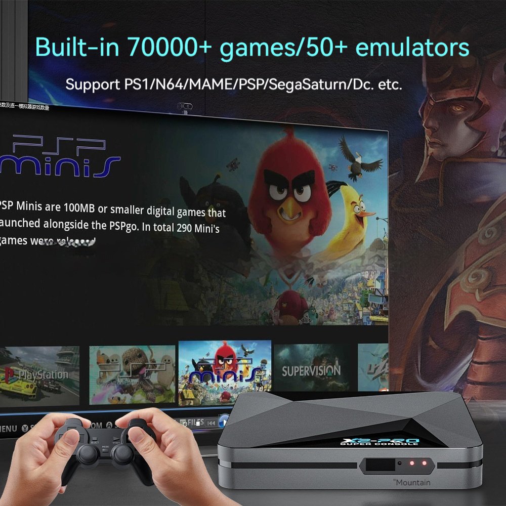 Home Video Three System Integrated Game Set-top Box | HD Retro Gaming & Smart Media Player - Image 6