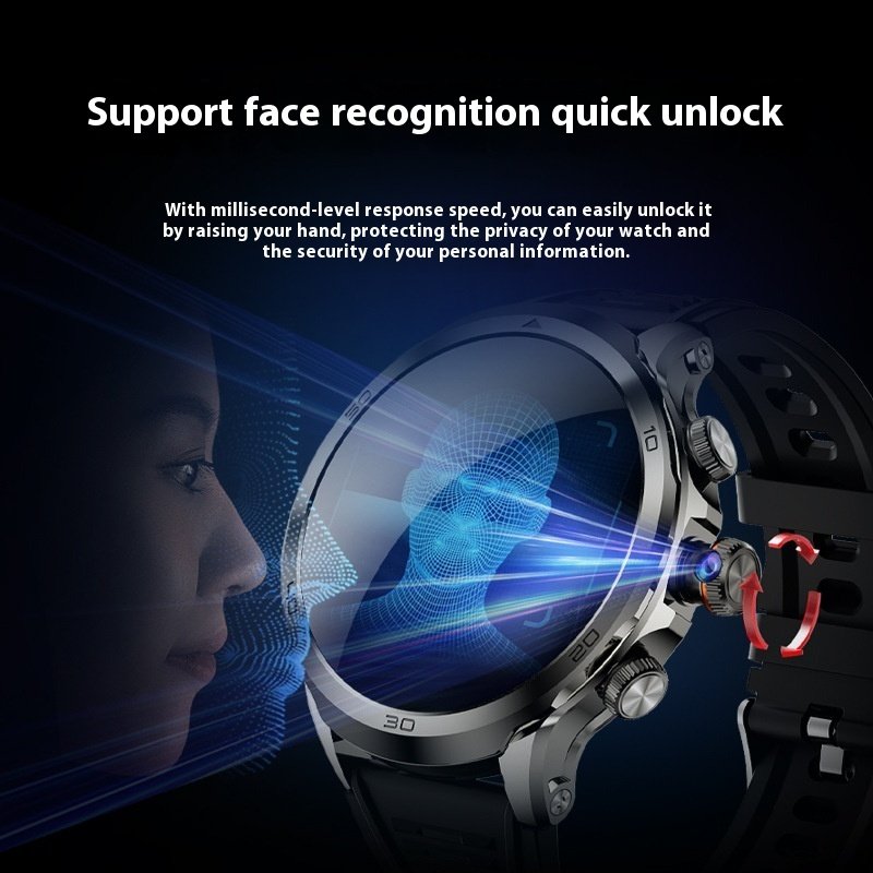 4G Android Smart Watch with Rotating Camera & Sim Card Slot - Image 2
