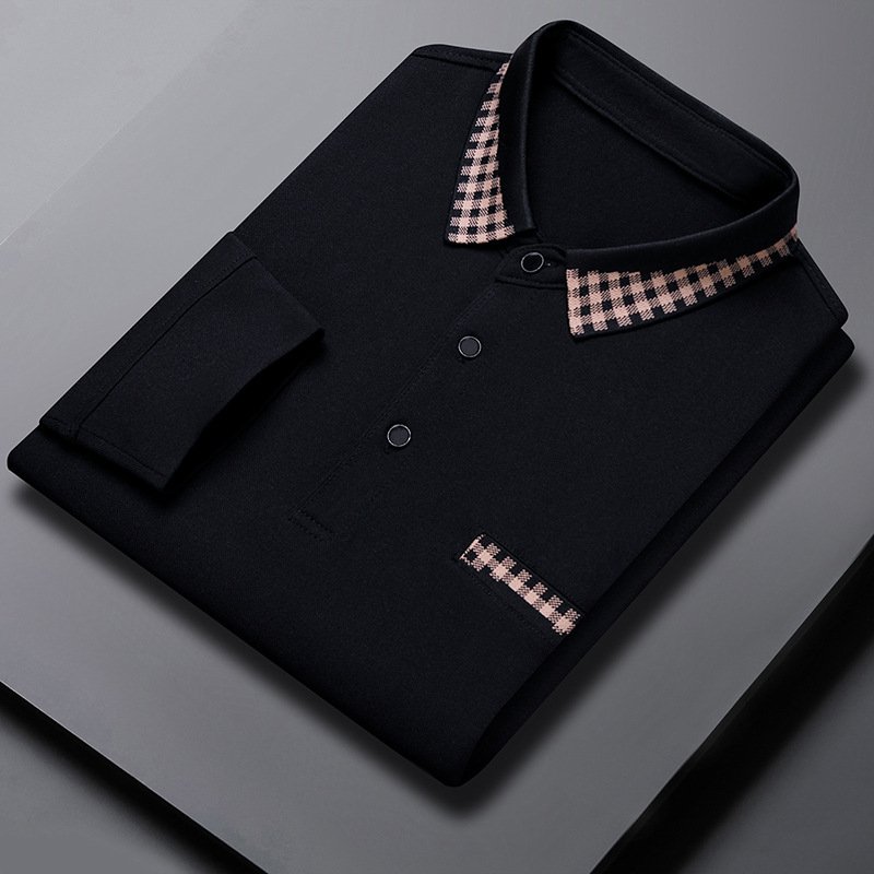 Men's Casual Long Sleeve T-Shirt | Classic Solid Color Crewneck Top - Image 4