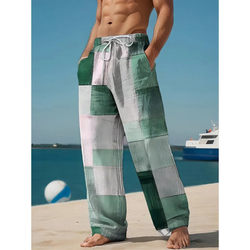 Men's Wide Leg Cargo Pants | Loose Fit Casual Trousers - Image 2