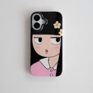 Soft Cute Q-Version Shokora Phone Case for iPhone 13 14 15 16 17 Pro Max