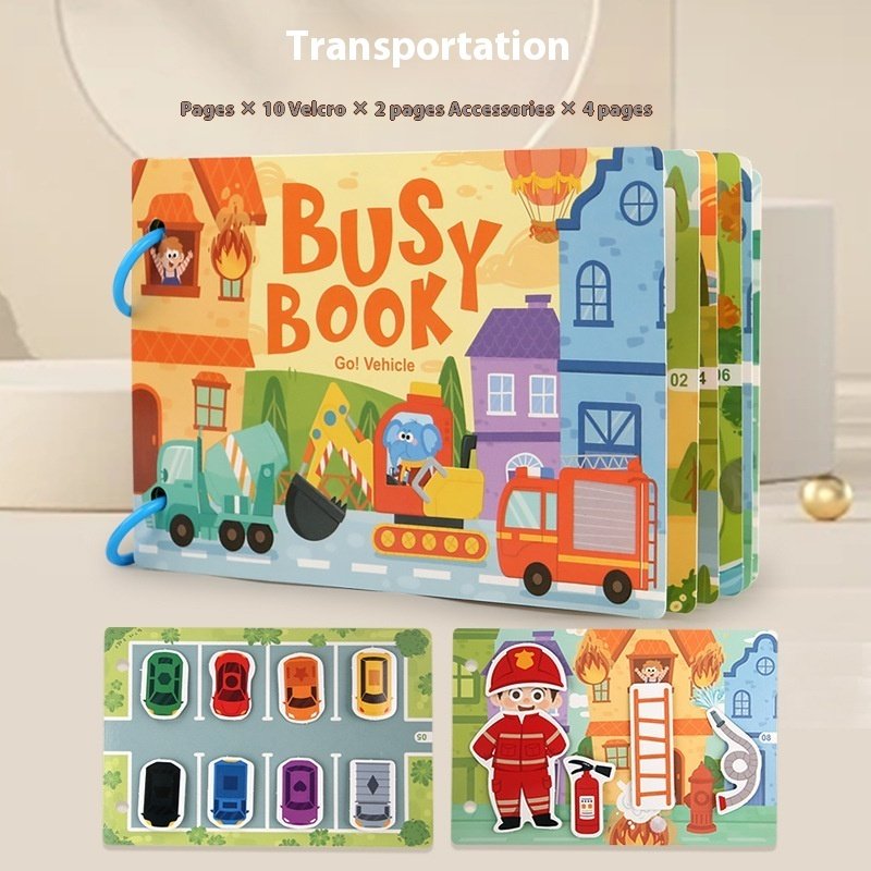 Montessori Quiet Book for Kids: Logical Thinking Early Learning Toy - Image 3