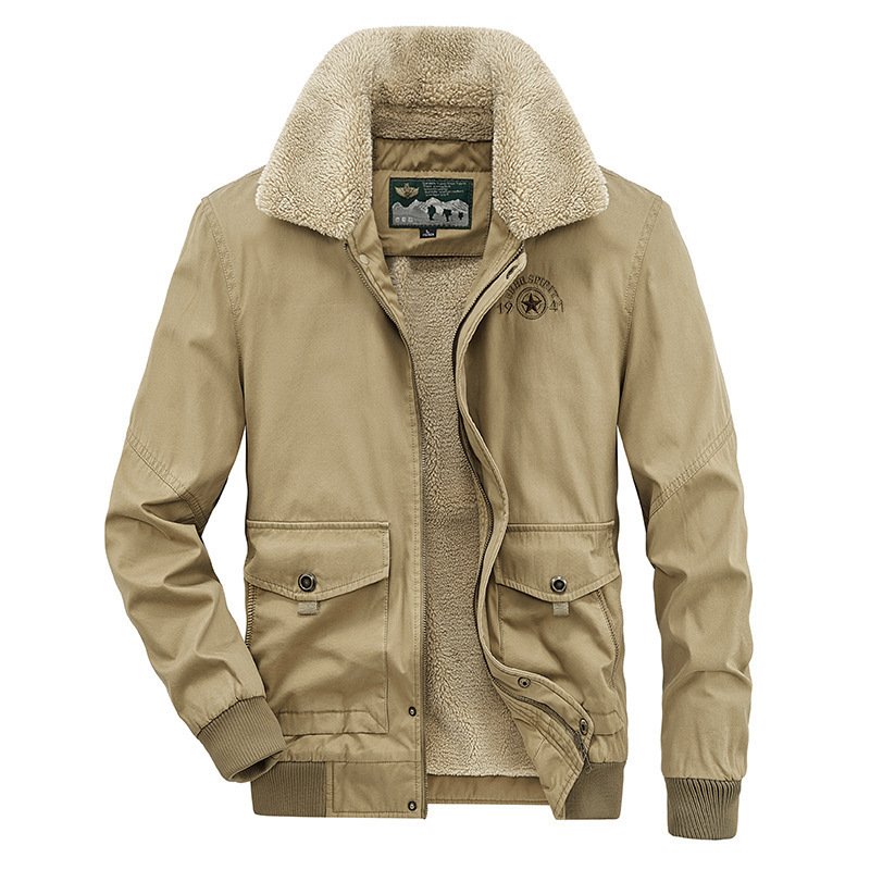 Men’s Multi-Pocket Cotton Utility Jacket – Casual Outdoor Gear - Image 7