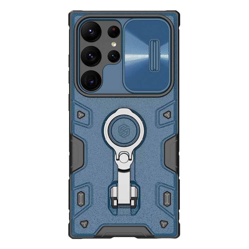 Lens Push Cover Ring Bracket Shockproof Case for Samsung Galaxy S23 Ultra - Image 5