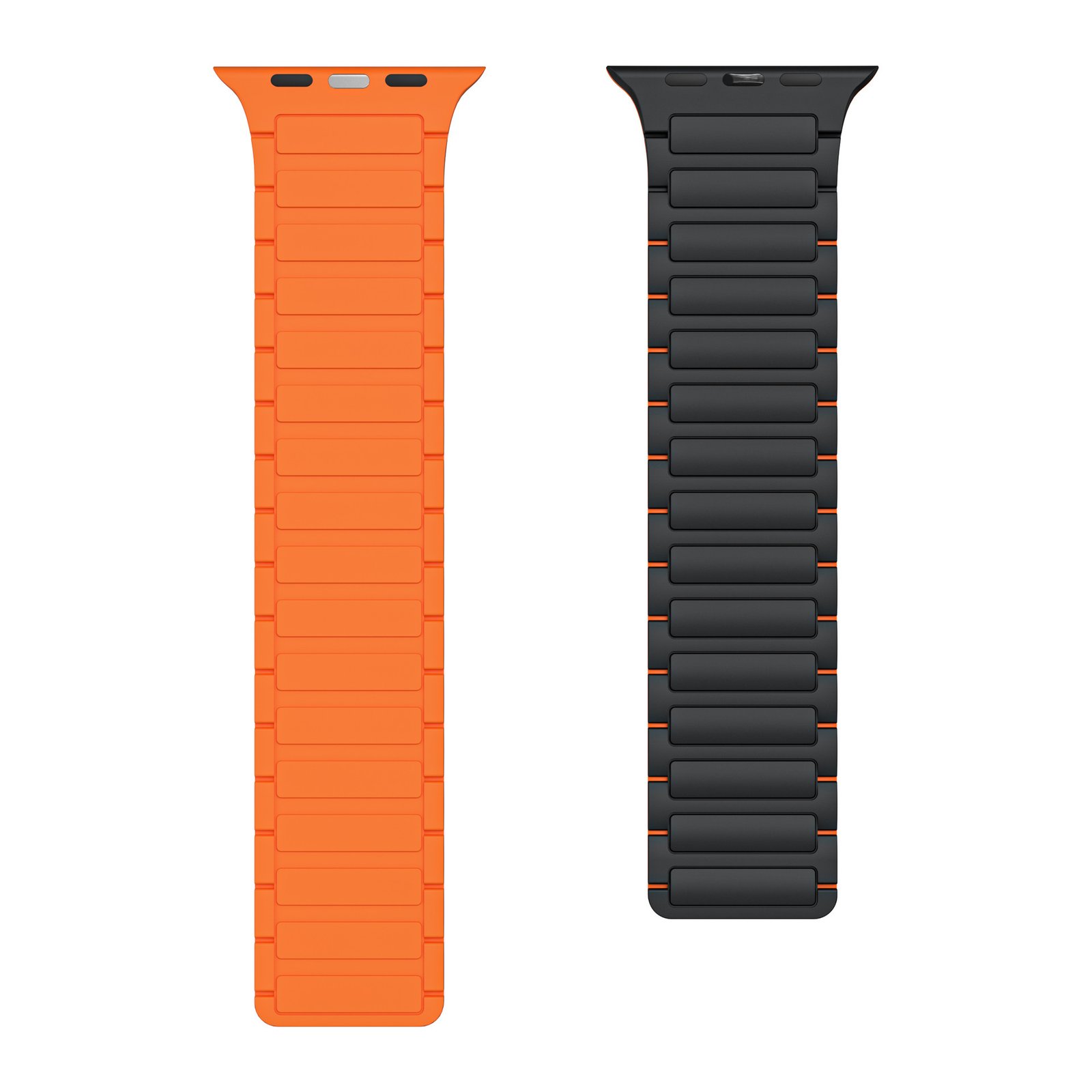 Magnetic Silicone Apple Watch Band: Contrast Color Sports Strap for iWatch - Image 8