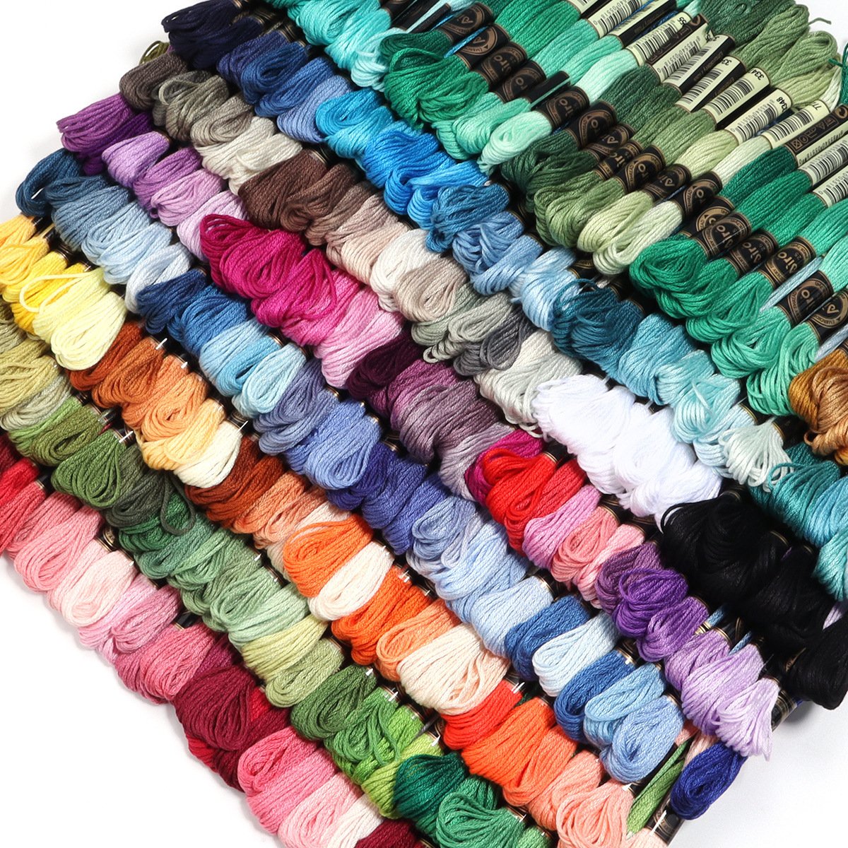 Polyester Embroidery Thread: Rainbow Multi-Color Cross Stitch Floss - Image 8