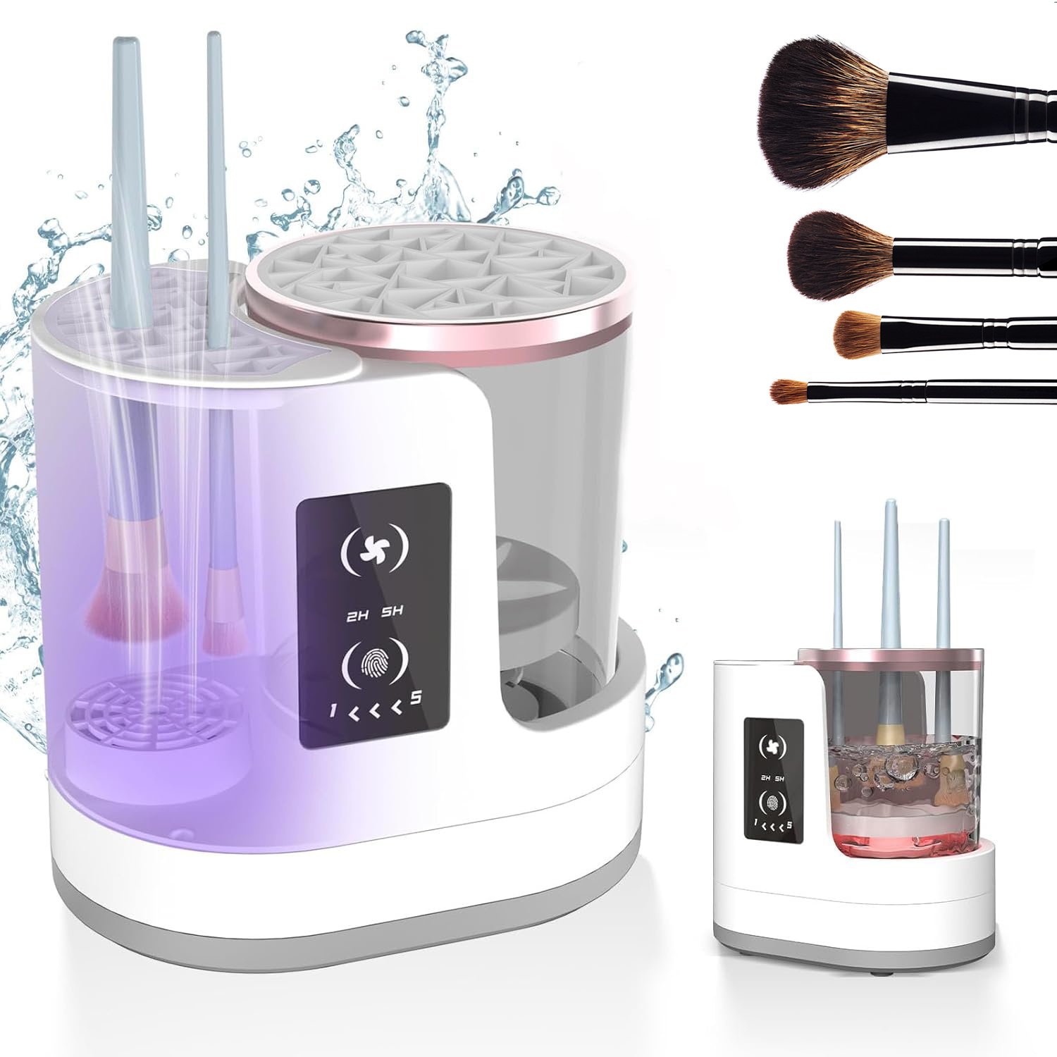 Electric Makeup Brush Cleaner | Automatic Rechargeable Cleaning Tool