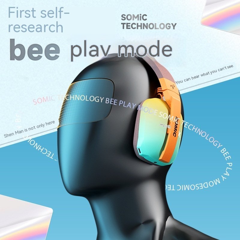 G810 E-Sports Gaming Headset | 3-Mode Wireless 2.4G & Bluetooth Wired Headphones - Image 9