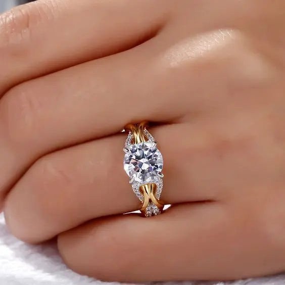 Fashionable Zircon Ring for Women | Light Luxury Niche Design Jewelry