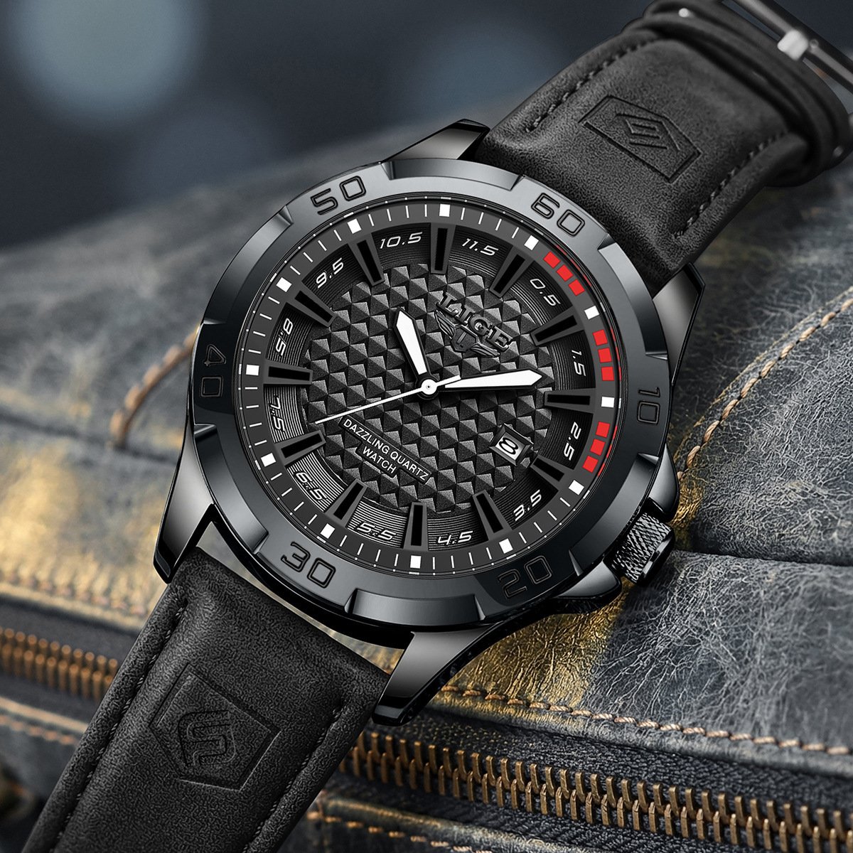 Men's Concept Watch: Large Dial Fashionable Wristwatch - Image 5