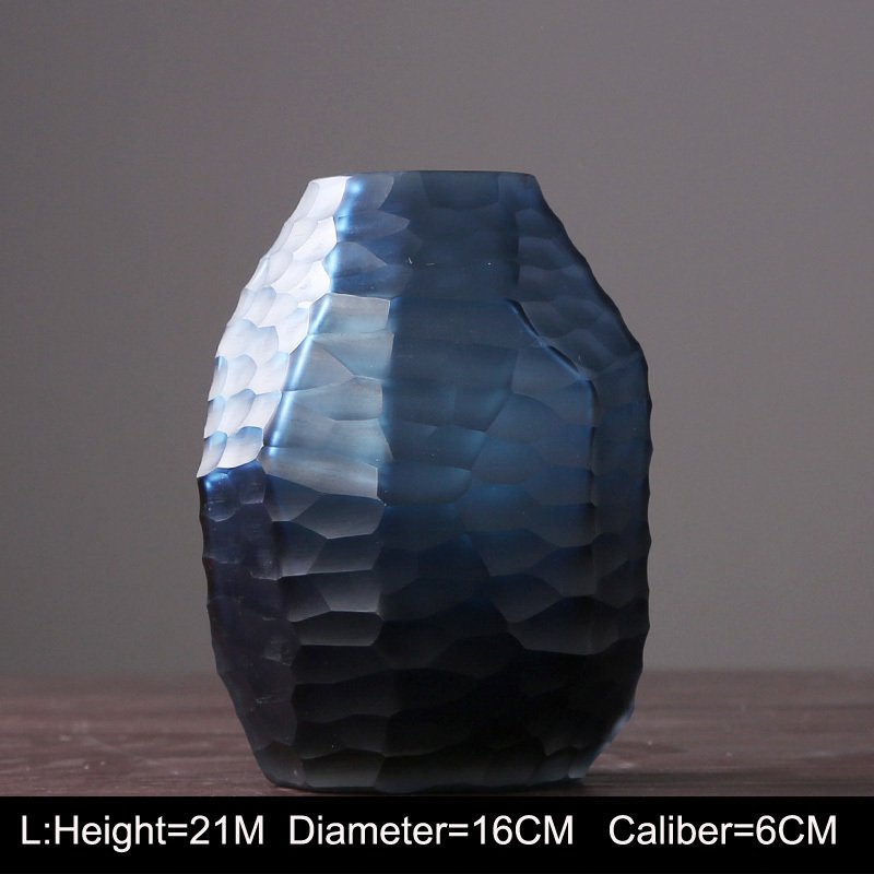 Creative Polygonal Glass Vase - Aesthetic Rhombus Home Decor Ornament - Image 4