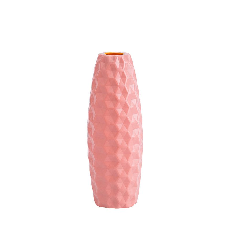 Nordic Style Shatterproof Flower Vase: Origami Imitation Ceramic Geometric Pot - Image 4