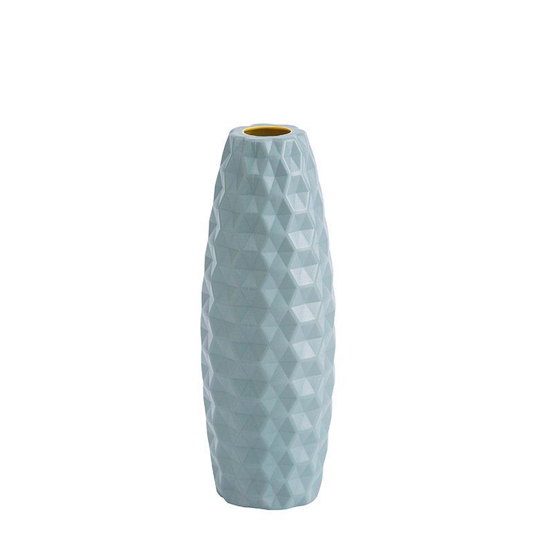 Nordic Style Shatterproof Flower Vase: Origami Imitation Ceramic Geometric Pot - Image 5