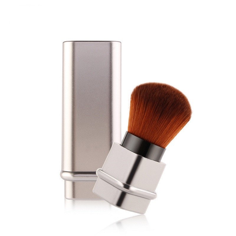 Portable Single Makeup Brush | Premium Synthetic Powder & Blush Blender Tool - Image 2