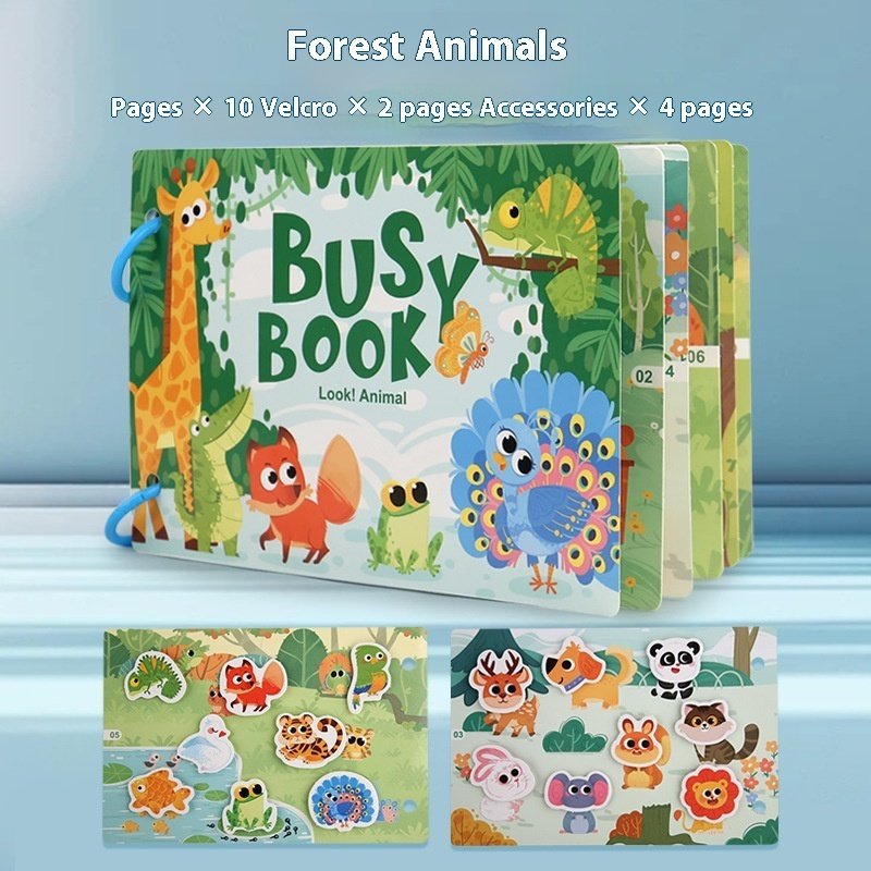 Montessori Quiet Book for Kids: Logical Thinking Early Learning Toy - Image 10