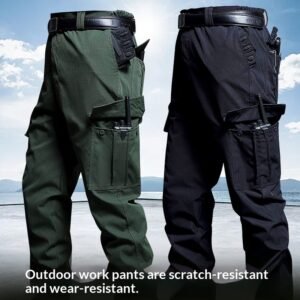 Men's Tactical Cargo Pants | Loose Fit Outdoor Work Pants