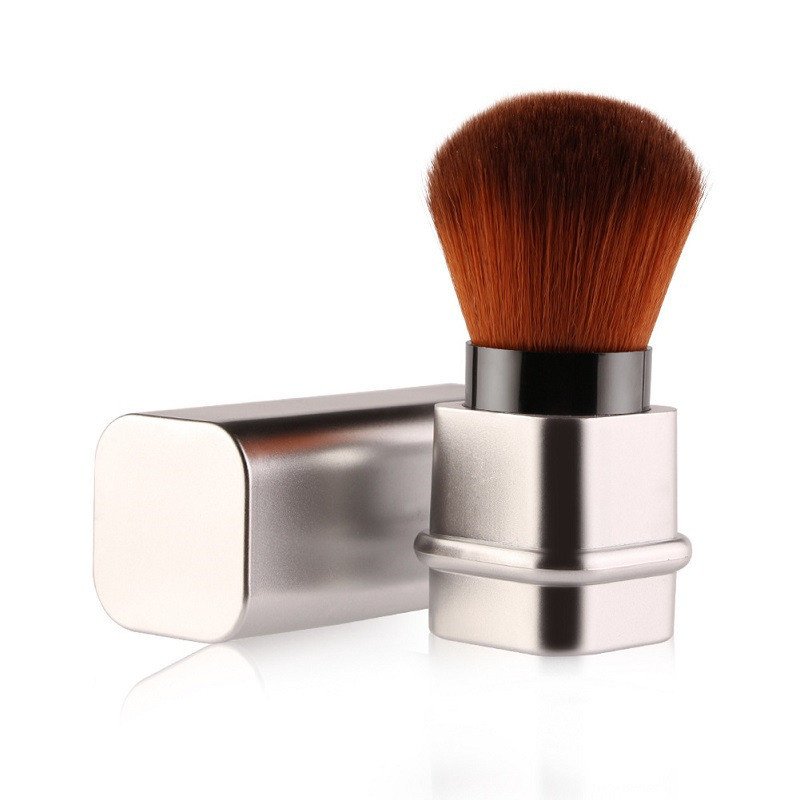 Portable Single Makeup Brush | Premium Synthetic Powder & Blush Blender Tool - Image 5