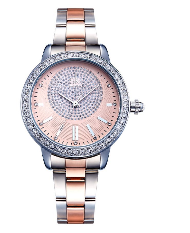 Elegant Drill Steel Belt Watch: Luxury Fashion Accessory for Ladies - Image 4