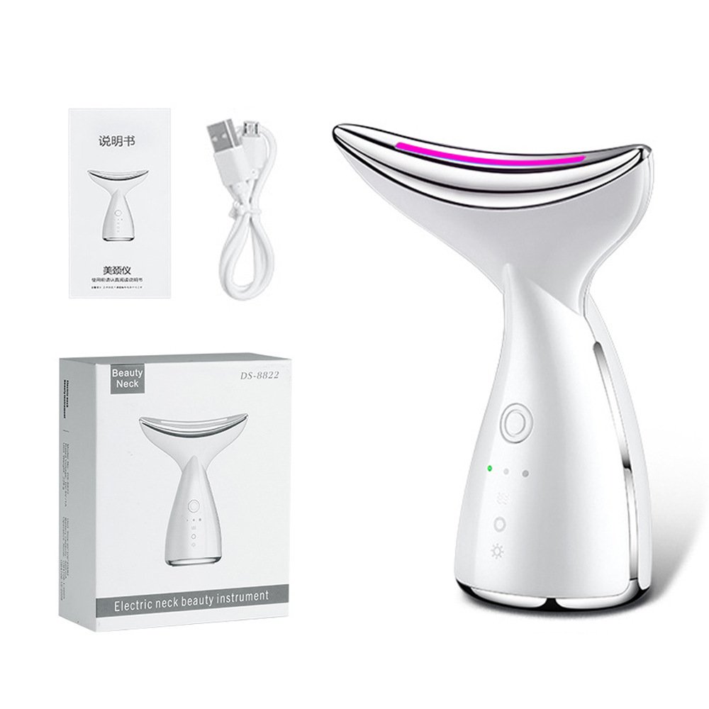 EMS Microcurrent Neck & Face Lifting Device | 3-Color LED Photon Therapy - Image 7