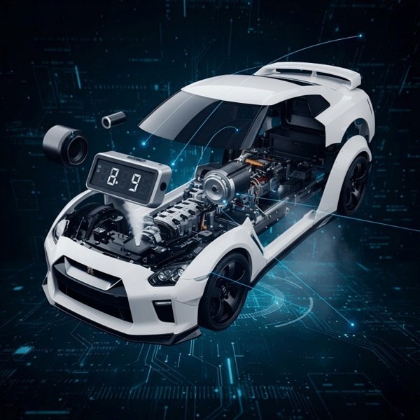 Supercar Engine Alarm Clock with Lifelike Sounds & LED Lights - Image 5