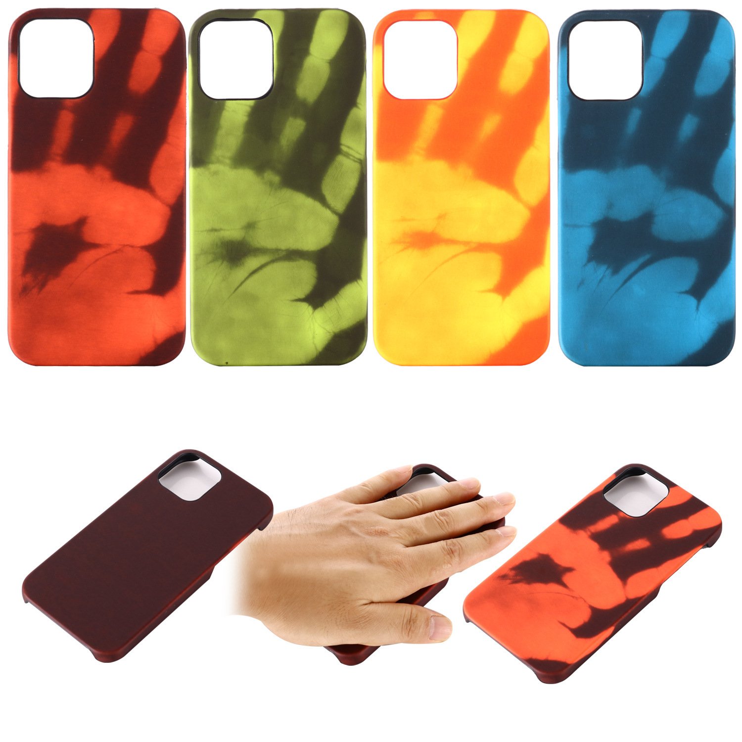 Thermal Sensor Color Changing Case for iPhone 16 15 14 Pro Max