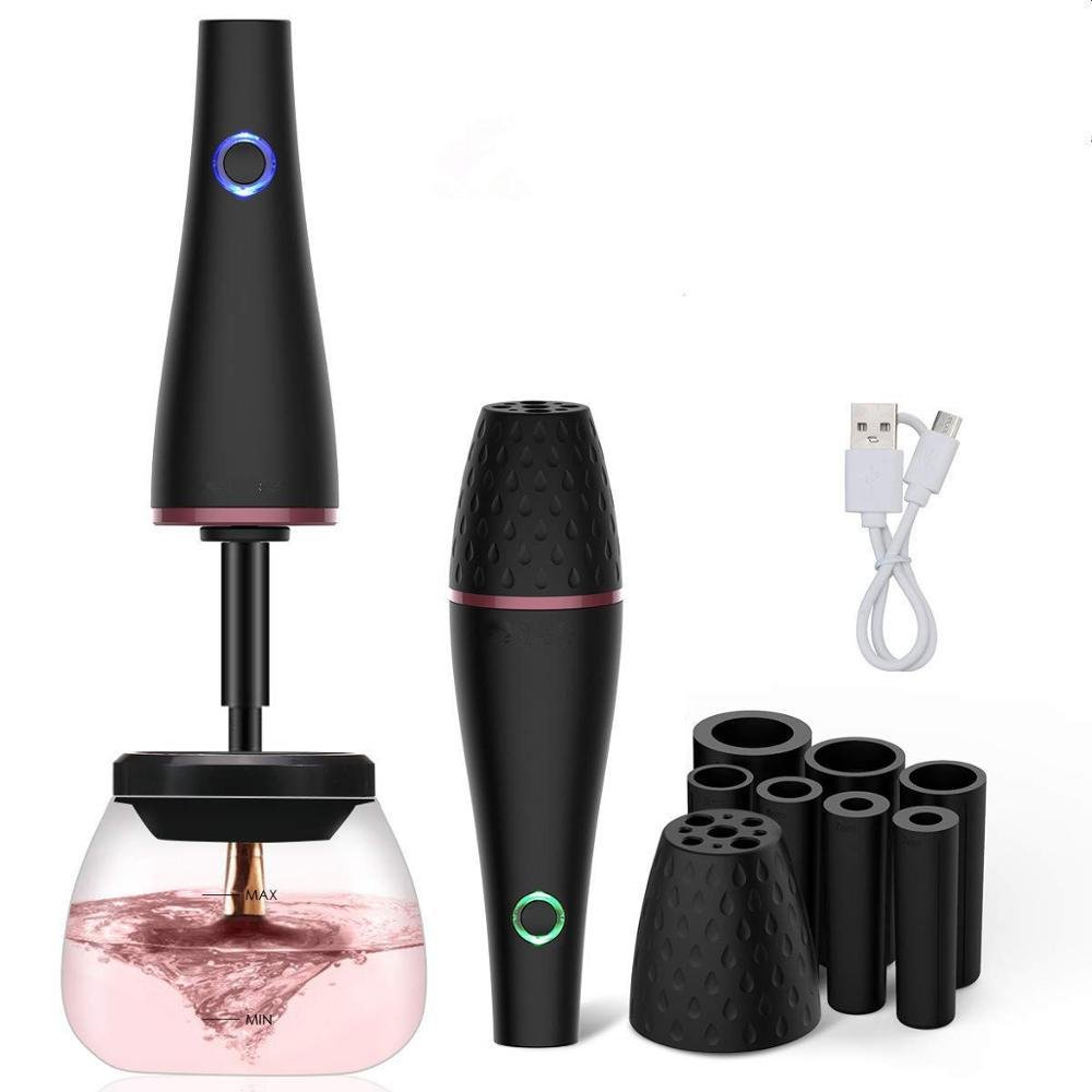 Automatic Electric Makeup Brush Cleaner | USB Rechargeable Quick-Dry Cosmetic Washer Spinner