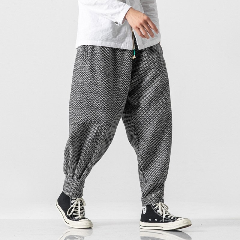 Men's Retro Wool Casual Pants | Thick Winter Trousers - Image 7