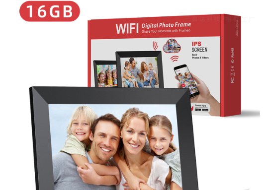 Frameo Smart WiFi Digital Photo Frame | IPS Touch Screen Picture Frame - Image 4
