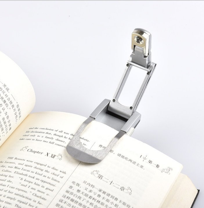 LED Folding Book Light: Portable Clip-on Reading Lamp for Bed - Image 3