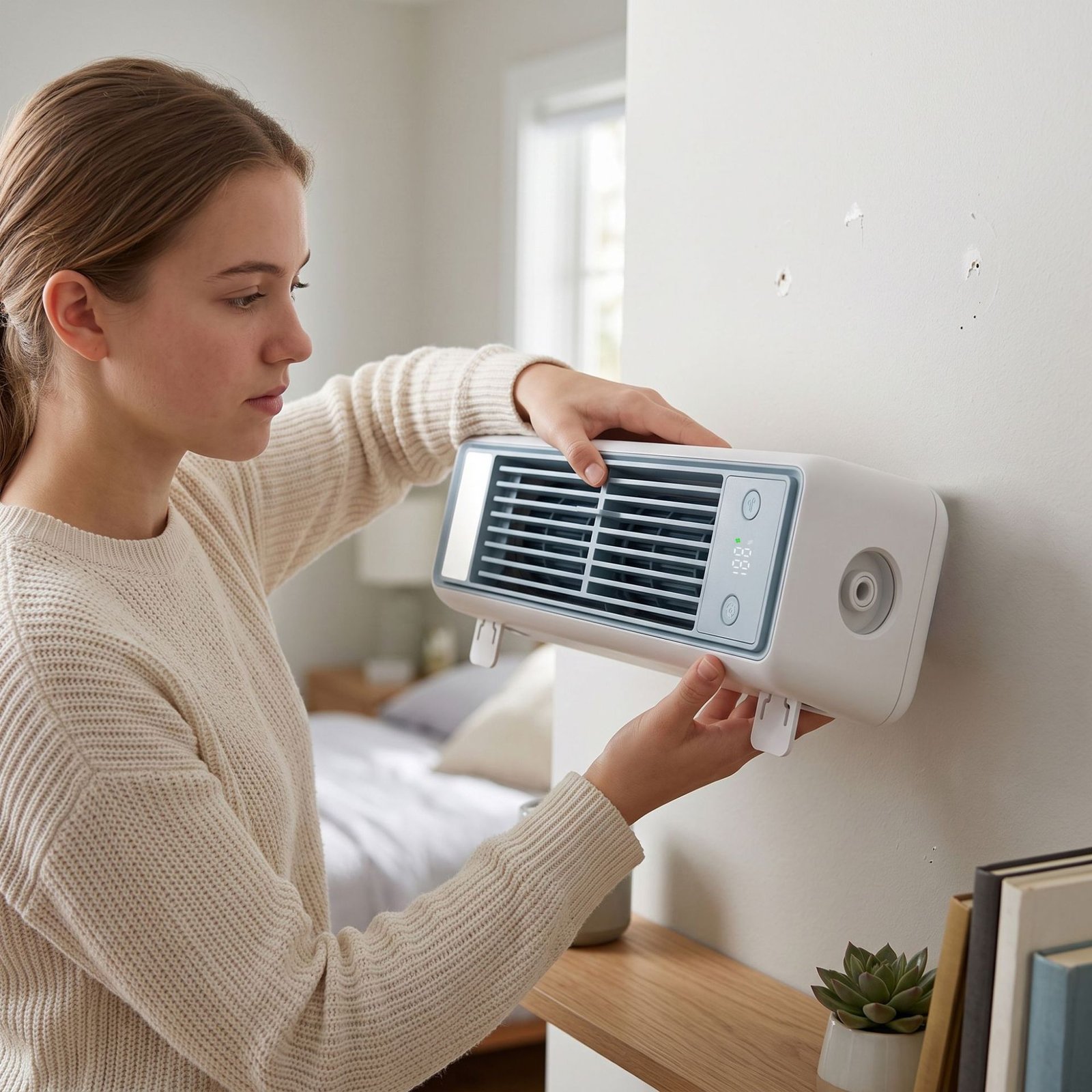 Household Long-Lasting Desktop & Wall-Mounted Upright Table Fan