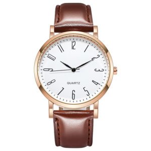 Men's Casual Business Watch: Classic Belt Strap Timepiece