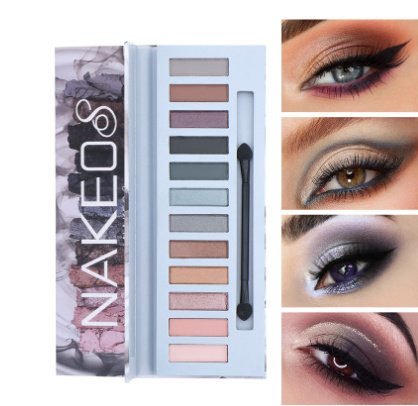 Nude & Smoky Eyeshadow Palette | Highly Pigmented Matte & Shimmer Eye Makeup Kit - Image 3