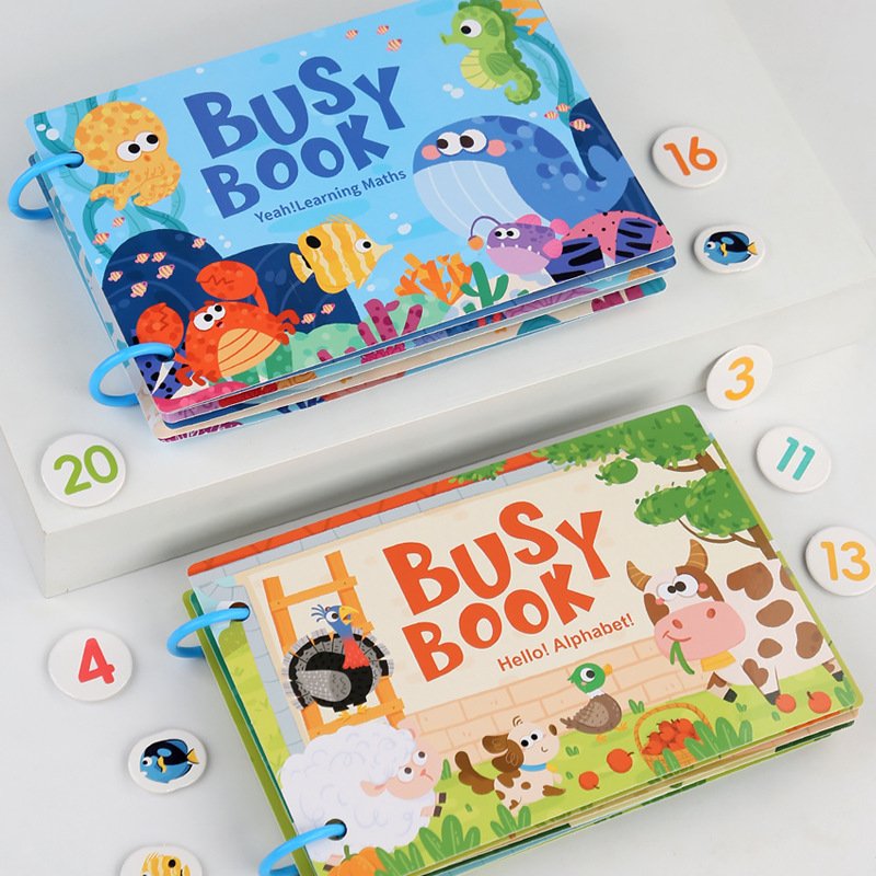Montessori Quiet Book for Kids: Logical Thinking Early Learning Toy - Image 2