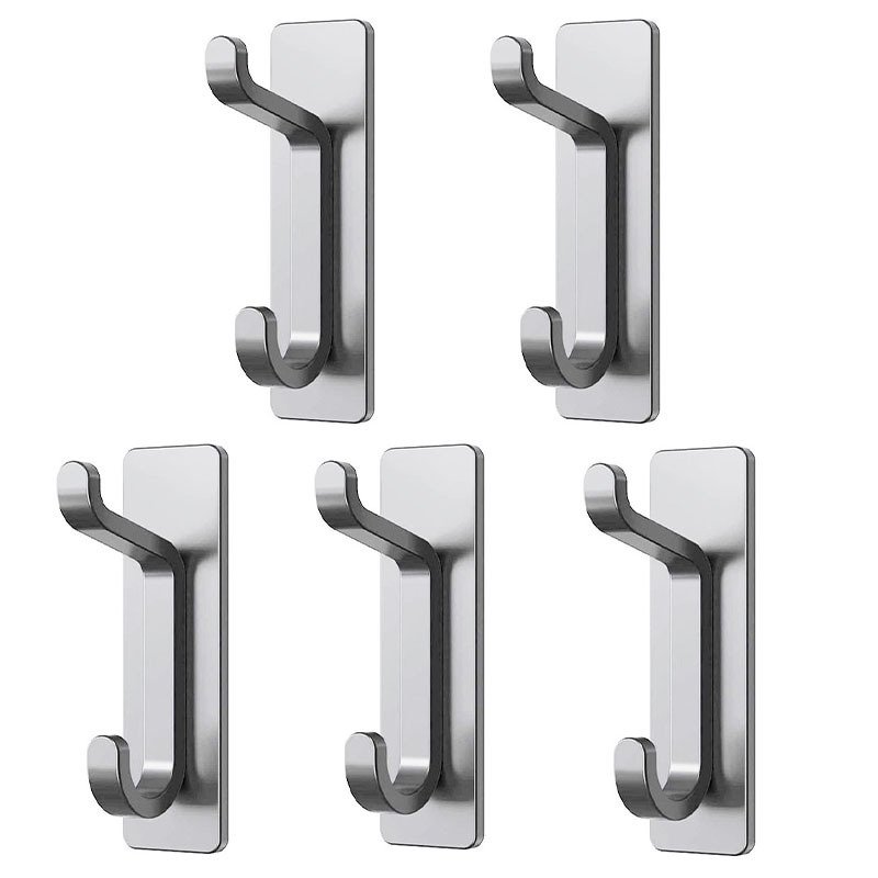 Stainless Steel Wall Hooks: Heavy Duty Solid Color Clothes Hanger - Image 10