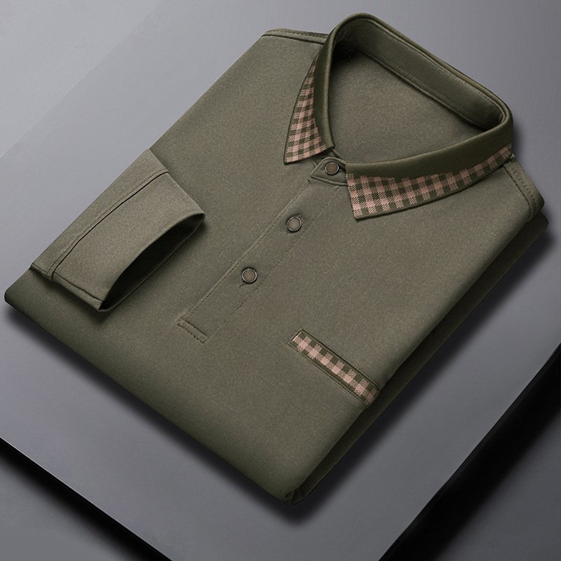 Men's Casual Long Sleeve T-Shirt | Classic Solid Color Crewneck Top - Image 9