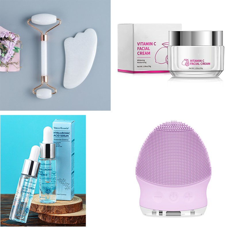 Hyaluronic Acid Face Serum & Anti-Aging Moisturizing Cream for Dry Skin - Image 5