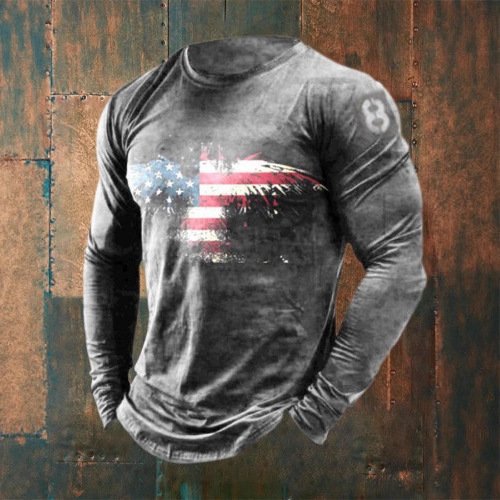 Mens Casual Long Sleeve Shirt | Custom Round Neck Summer Pullover - Image 4