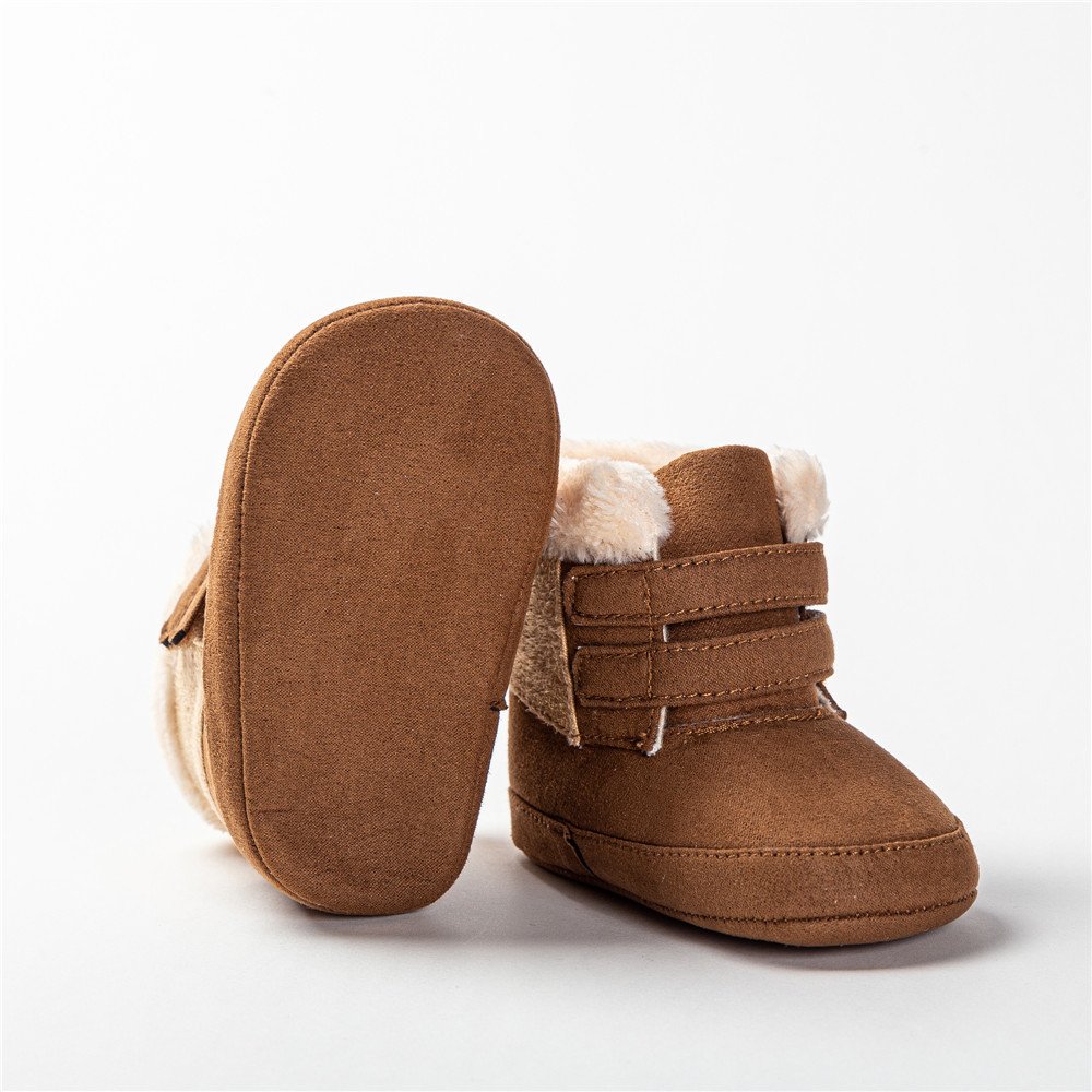 Baby Plush-Lined Warm Cotton Shoes – Soft Toddler Winter Boots - Image 6
