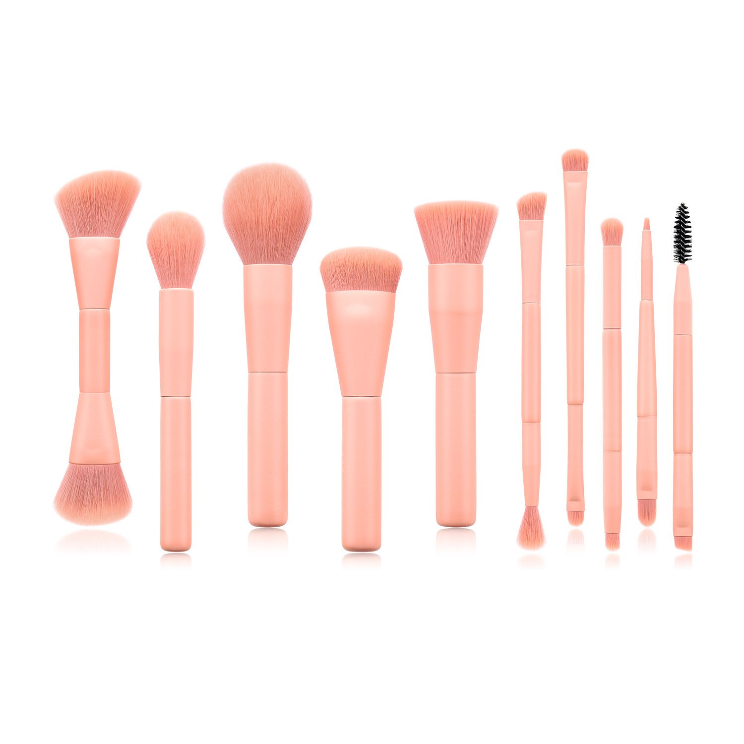 10-Piece Professional Makeup Brush Set | Premium Foundation, Powder & Eyeshadow Blender Kit - Image 2