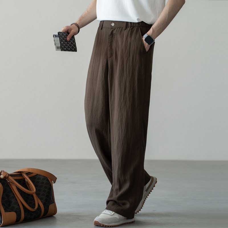 Breathable Textured Casual Pants For Men - Image 7