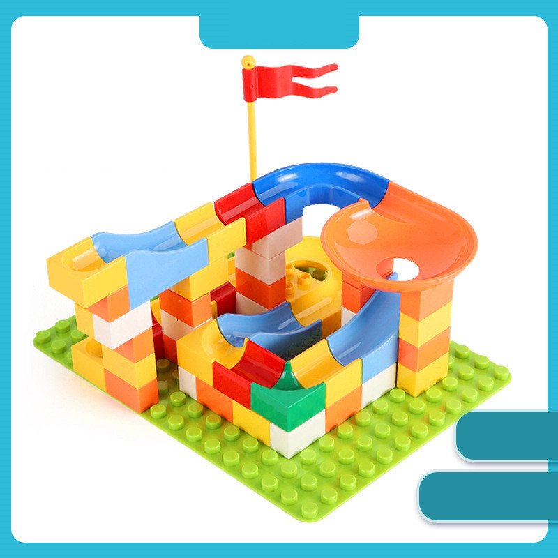 Kids' Ball Drop Maze Building Blocks: Educational Chute Race Track Toy - Image 7