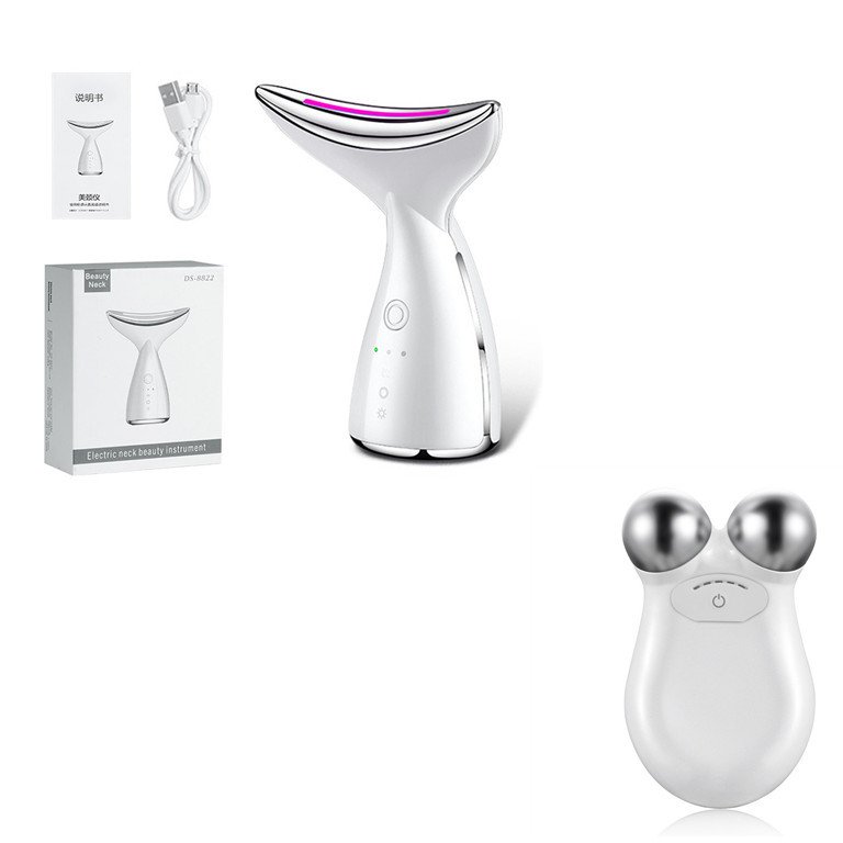 EMS Microcurrent Neck & Face Lifting Device | 3-Color LED Photon Therapy - Image 5
