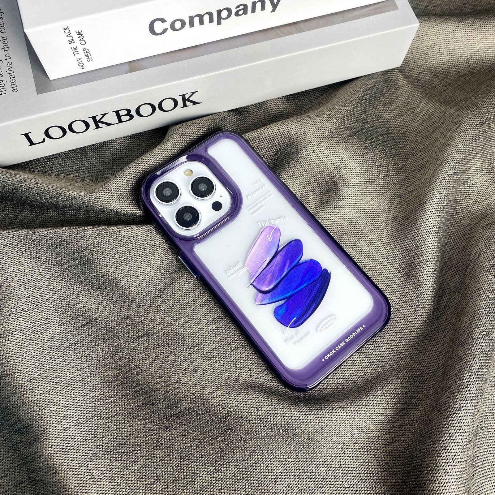 Dark Purple Clear Acrylic Space Case for iPhone 14 13 12 11 XR X 8 7 - Image 6
